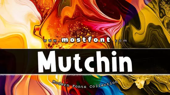 Typographic Design of Mutchin