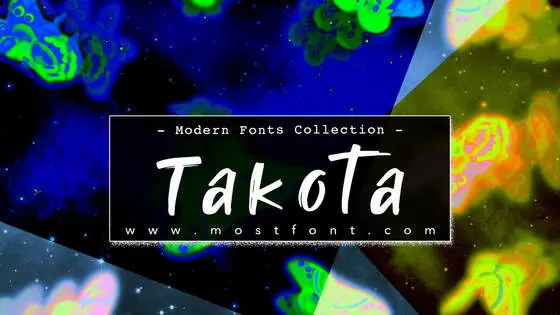 Typographic Design of Takota