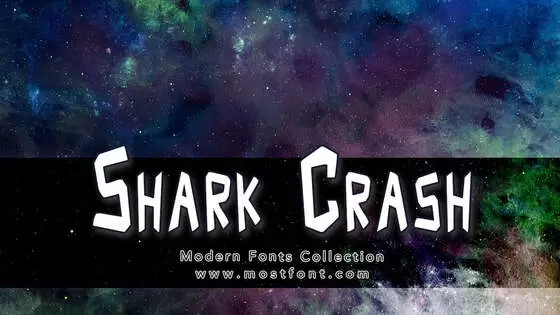 「Shark-Crash」字体排版样式