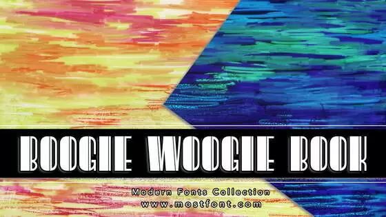 「Boogie-Woogie-Book」字体排版图片