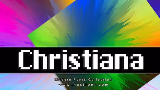 「Christiana」字体排版样式