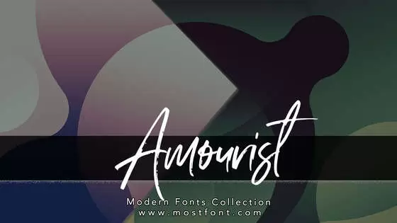 Typographic Design of Amourist