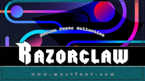 Typographic Design of Razorclaw