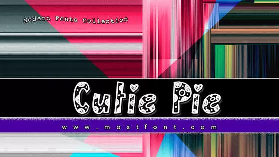 「Cutie-Pie」字体排版图片