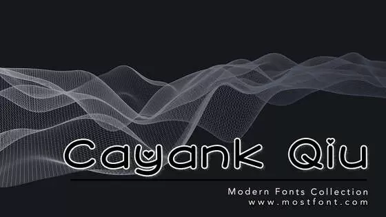 Typographic Design of Cayank-Qiu