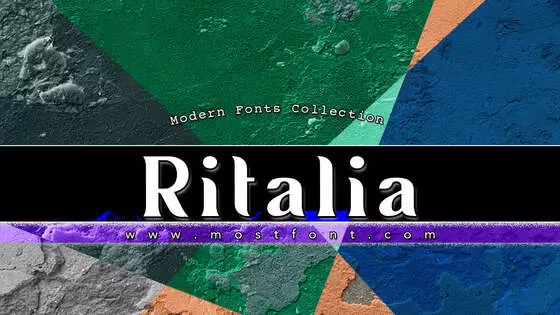 Typographic Design of Ritalia