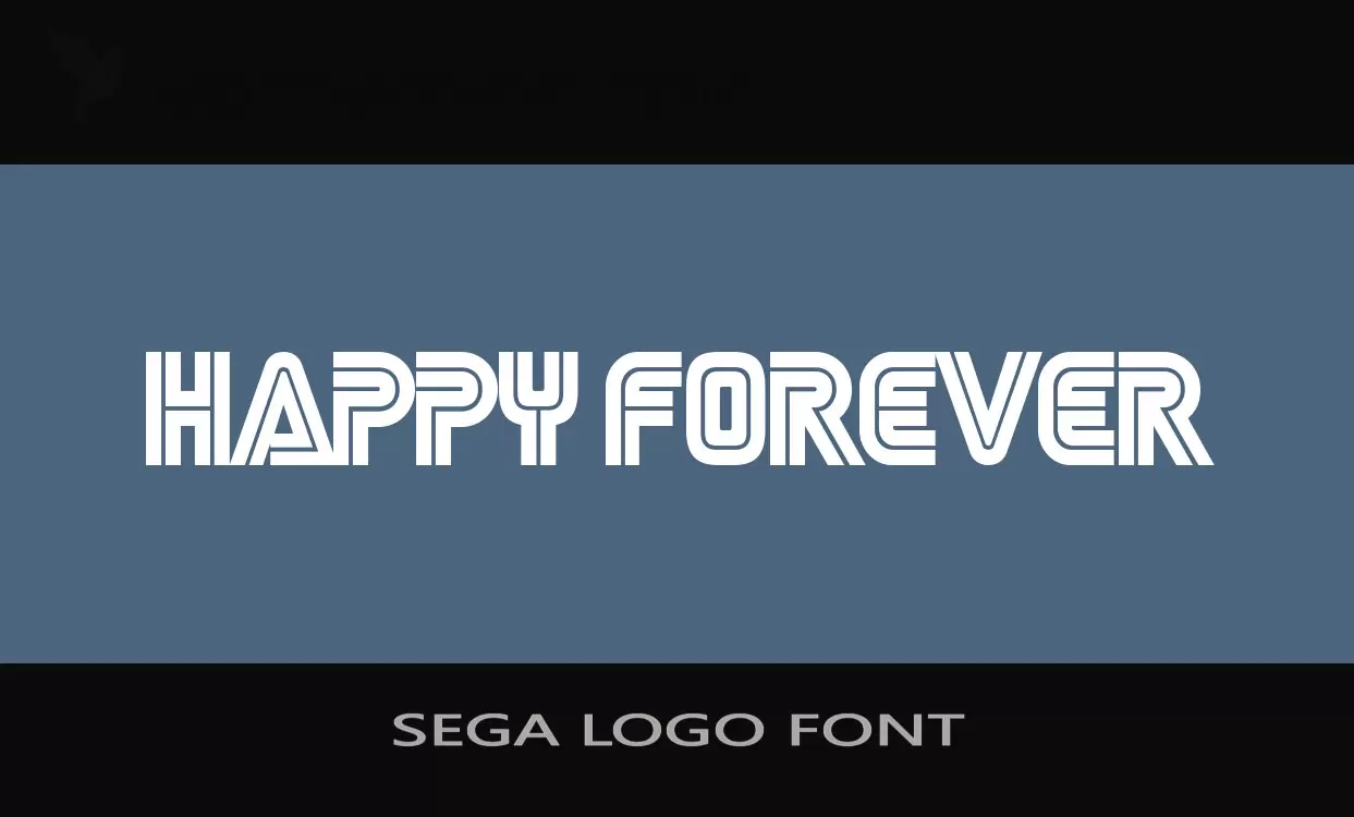 Sample of SEGA-LOGO-FONT