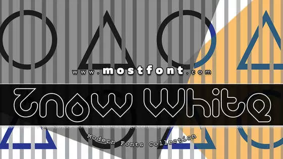 Typographic Design of Znow-White-Hollow