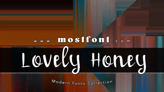 Typographic Design of Lovely-Honey