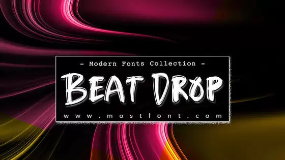 Typographic Design of Beat-Drop