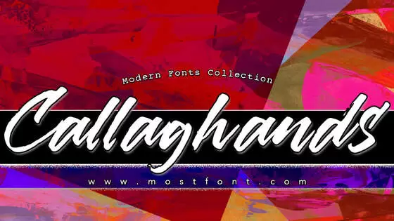 Typographic Design of Callaghands