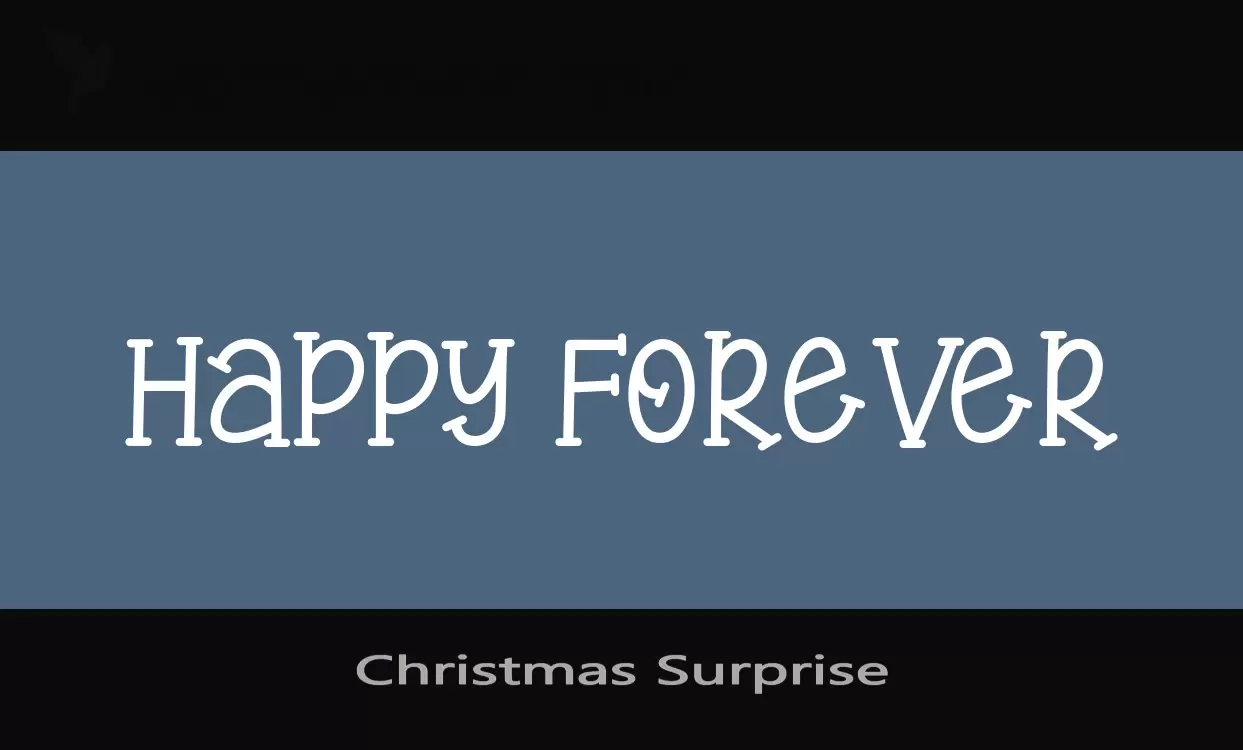 「Christmas-Surprise」字体效果图