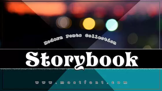 「Storybook」字体排版图片