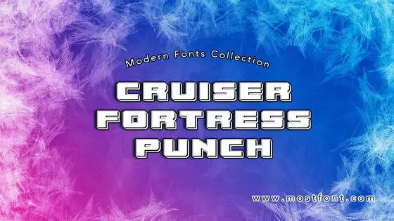 「Cruiser-Fortress-Punch」字体排版图片