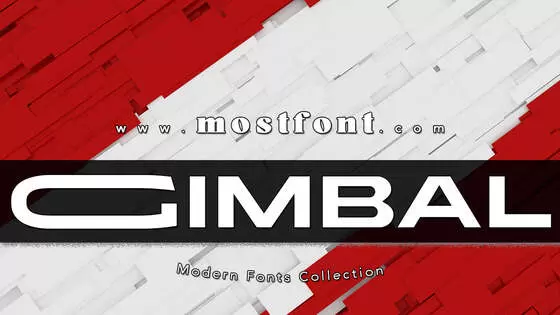 「Gimbal-Extended」字体排版图片