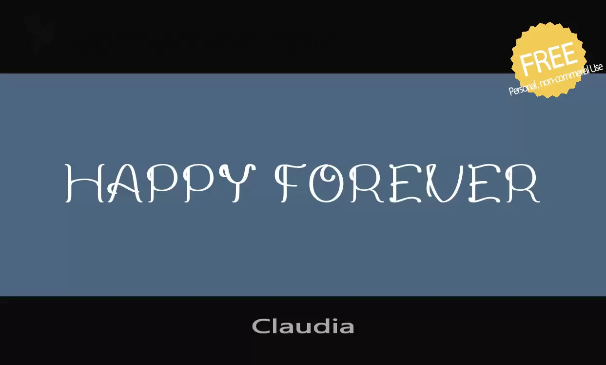 Sample of Claudia