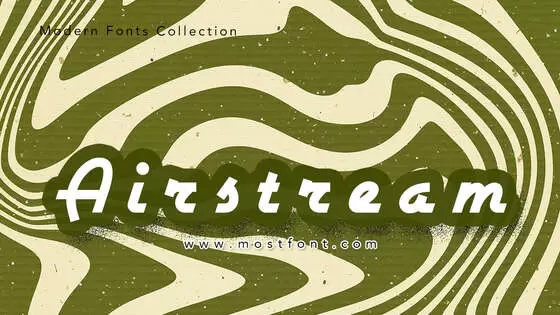 「Airstream」字体排版图片