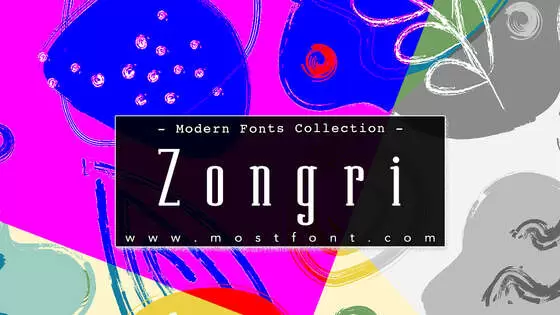 Typographic Design of Zongri