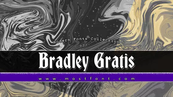 「Bradley-Gratis」字体排版图片