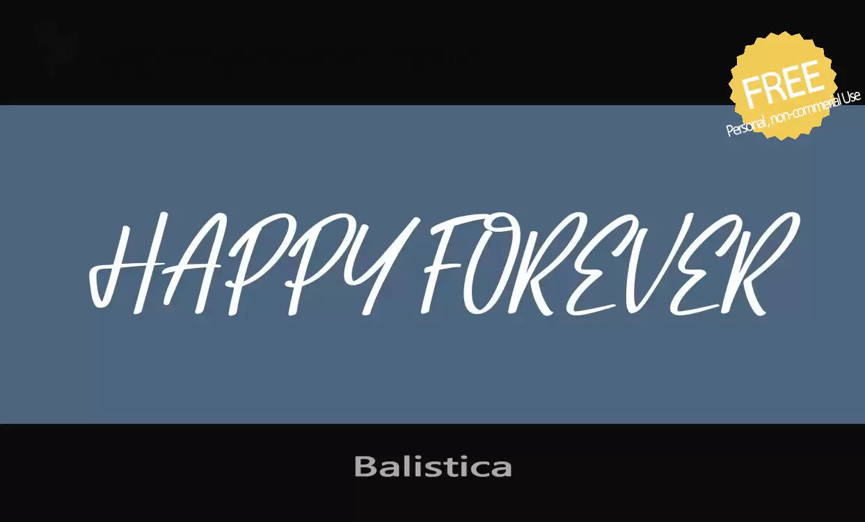 Sample of Balistica