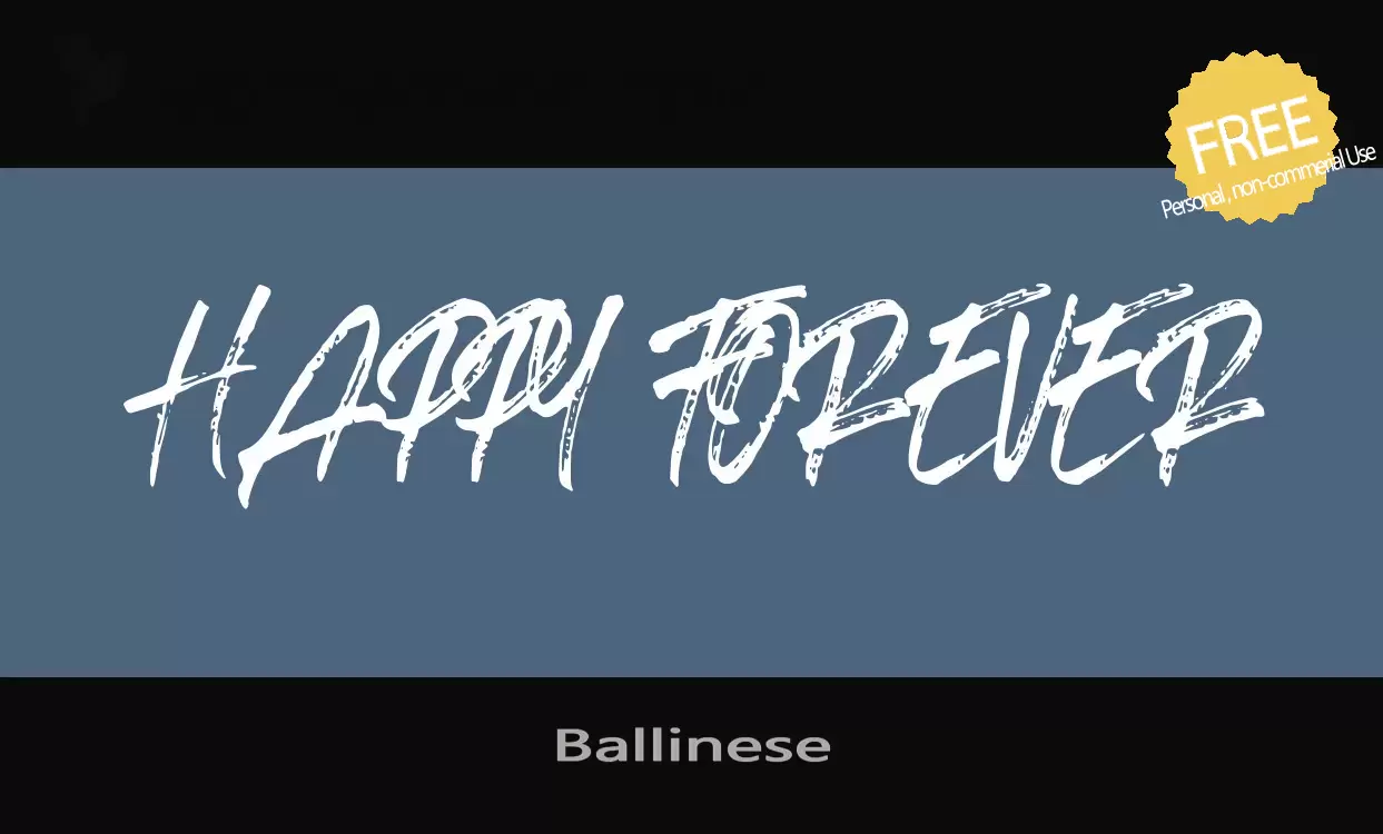 Sample of Ballinese