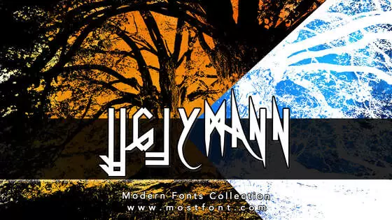 「Uglymann」字体排版图片