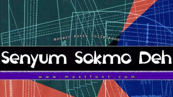 Typographic Design of Senyum-Sokmo-Deh