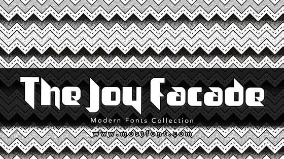 「The-Joy-Facade」字体排版图片