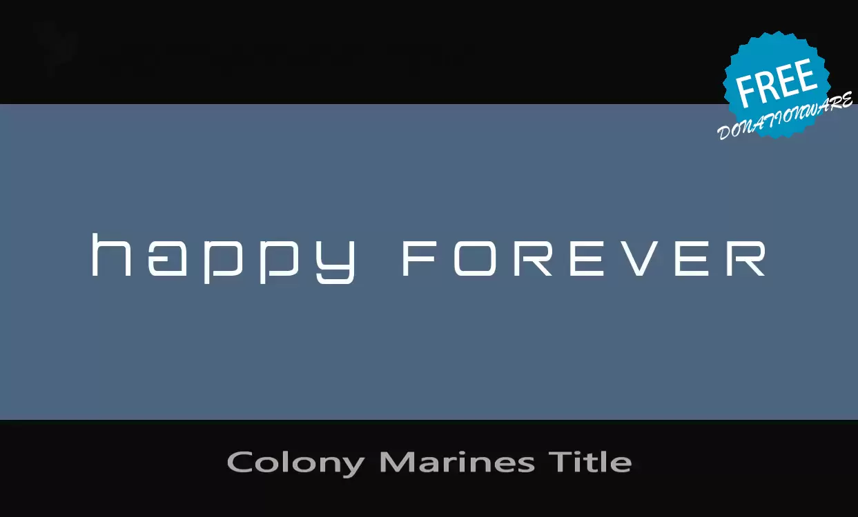 「Colony-Marines-Title」字体效果图