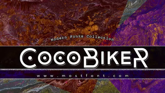 「CocoBikeR」字体排版图片