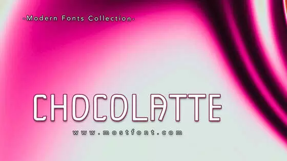 「Chocolatte」字体排版图片