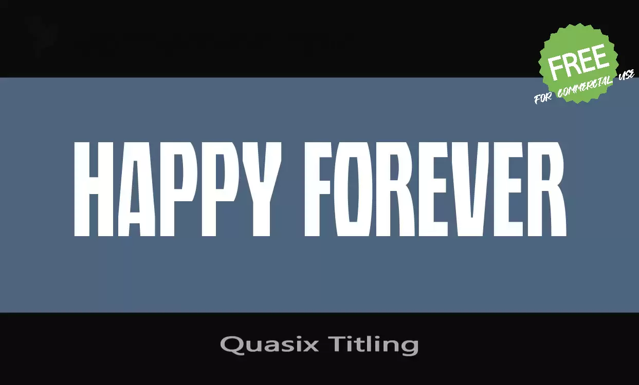 Sample of Quasix-Titling