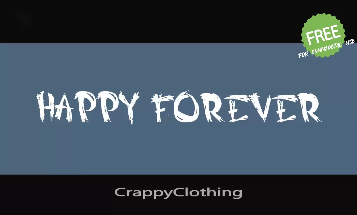 Sample of CrappyClothing