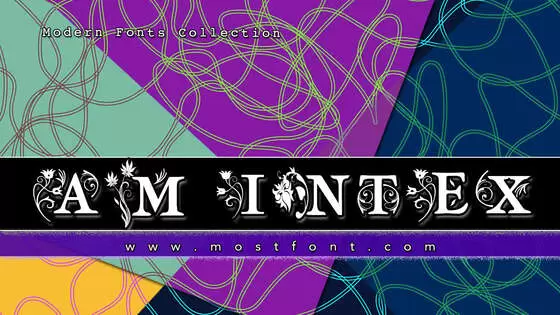 Typographic Design of Am-Intex