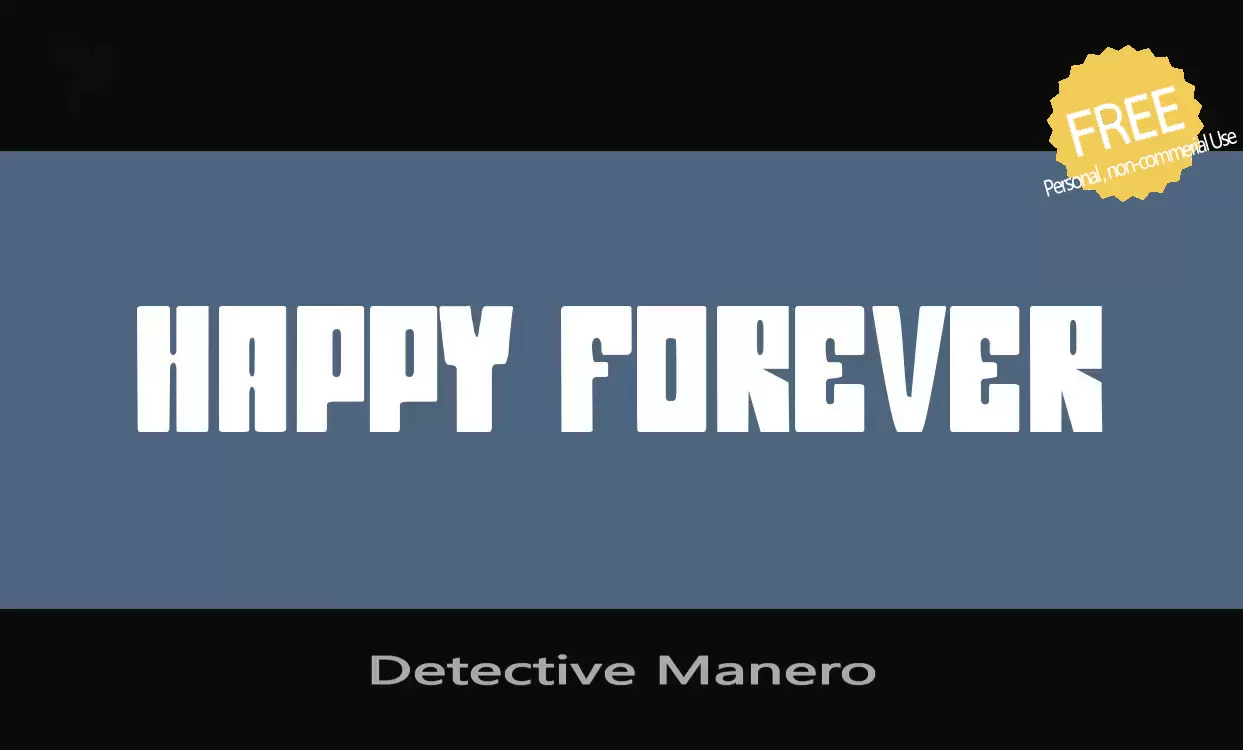 Sample of Detective-Manero