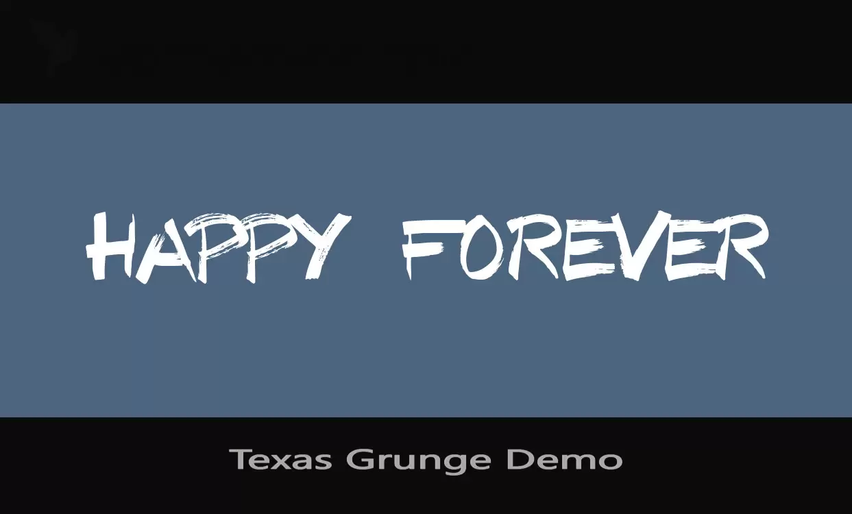 Font Sample of Texas-Grunge-Demo