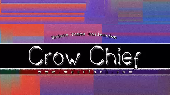 「Crow-Chief」字体排版图片