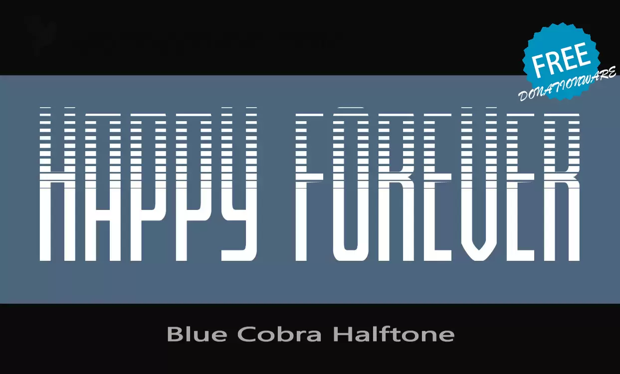 Sample of Blue-Cobra-Halftone