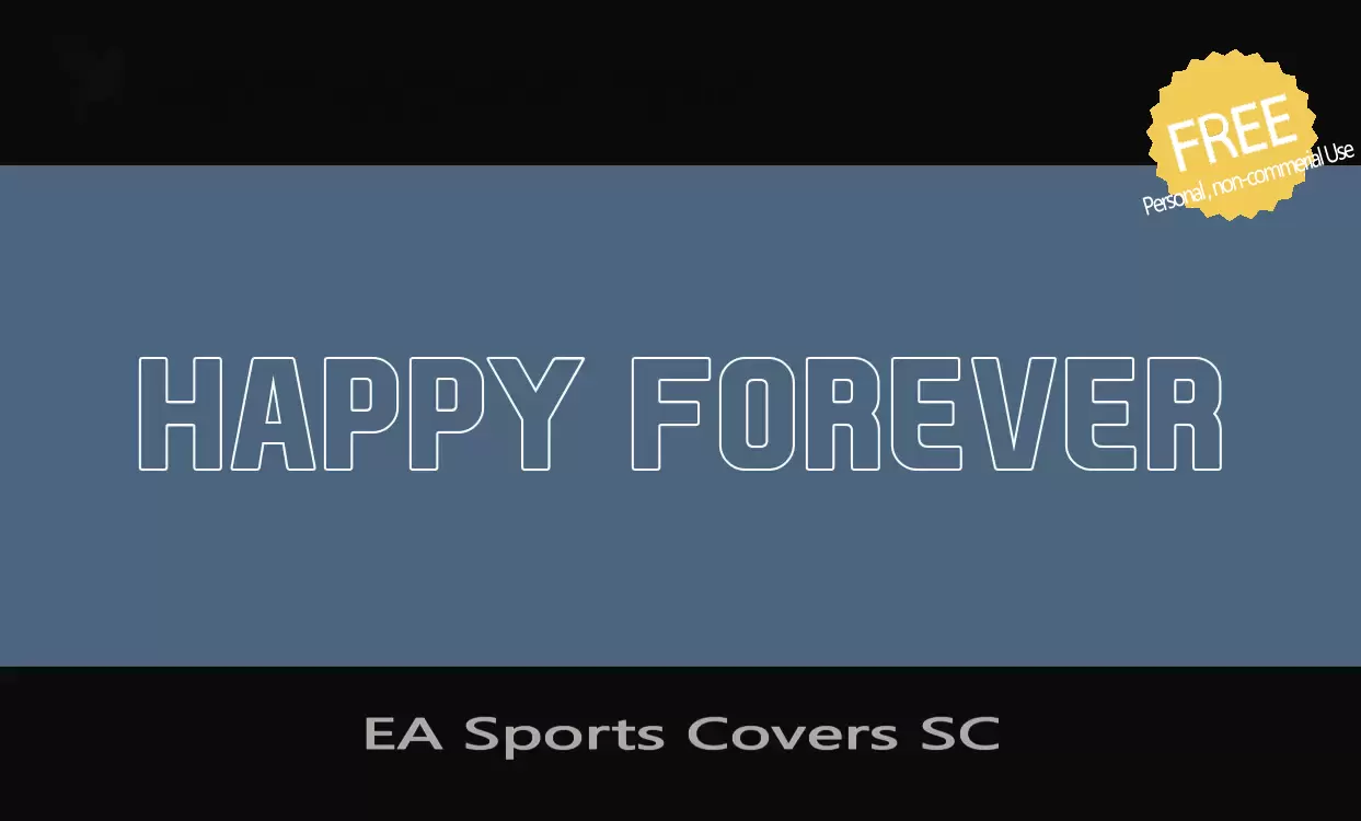 「EA-Sports-Covers-SC」字体效果图