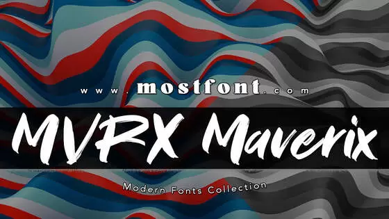 Typographic Design of MVRX-Maverix-Free