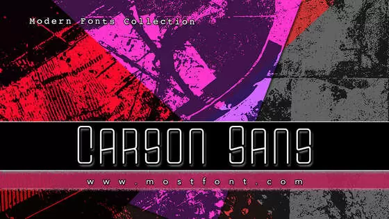 「Carson-Sans」字体排版图片