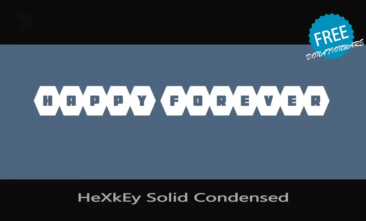 Sample of HeXkEy-Solid-Condensed