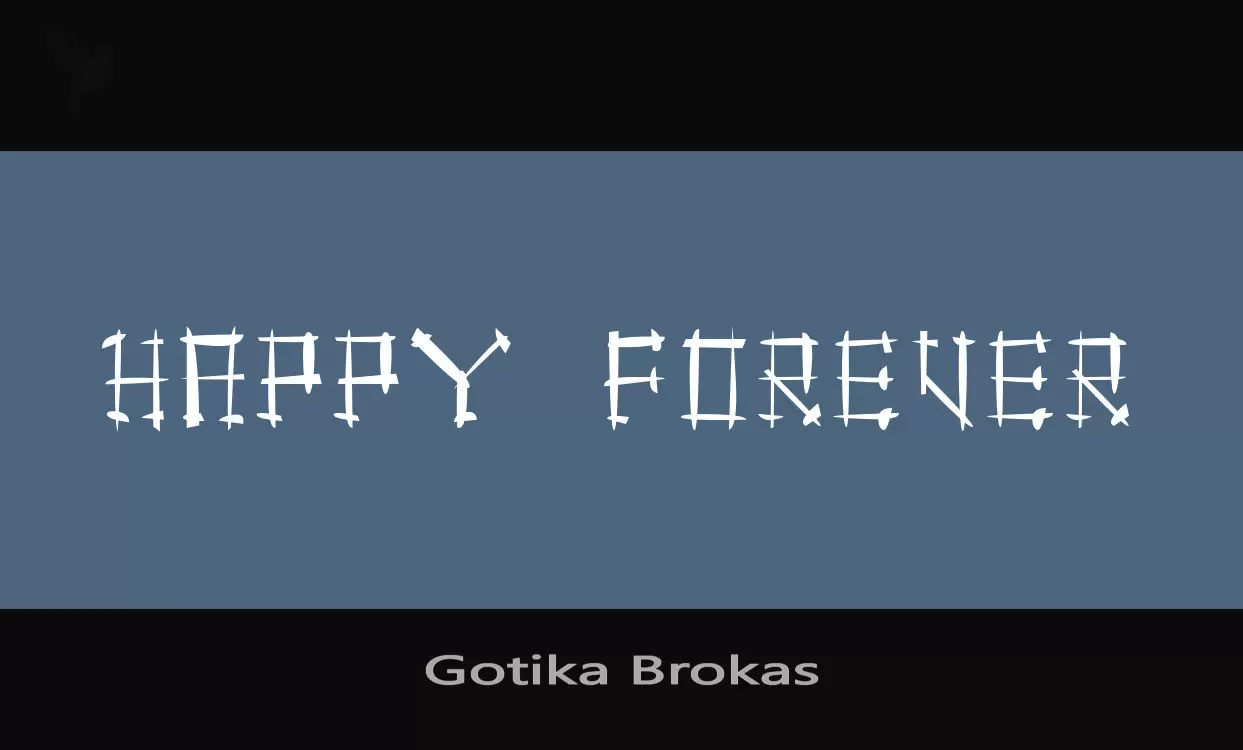 Sample of Gotika-Brokas