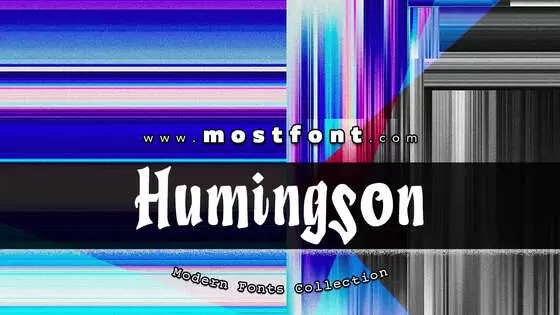 Typographic Design of Humingson