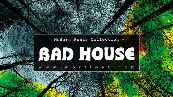 Typographic Design of Bad-House