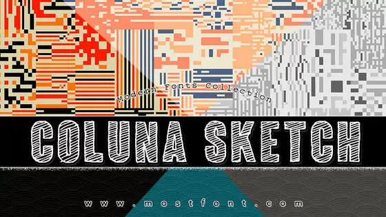 「Coluna-Sketch」字体排版样式