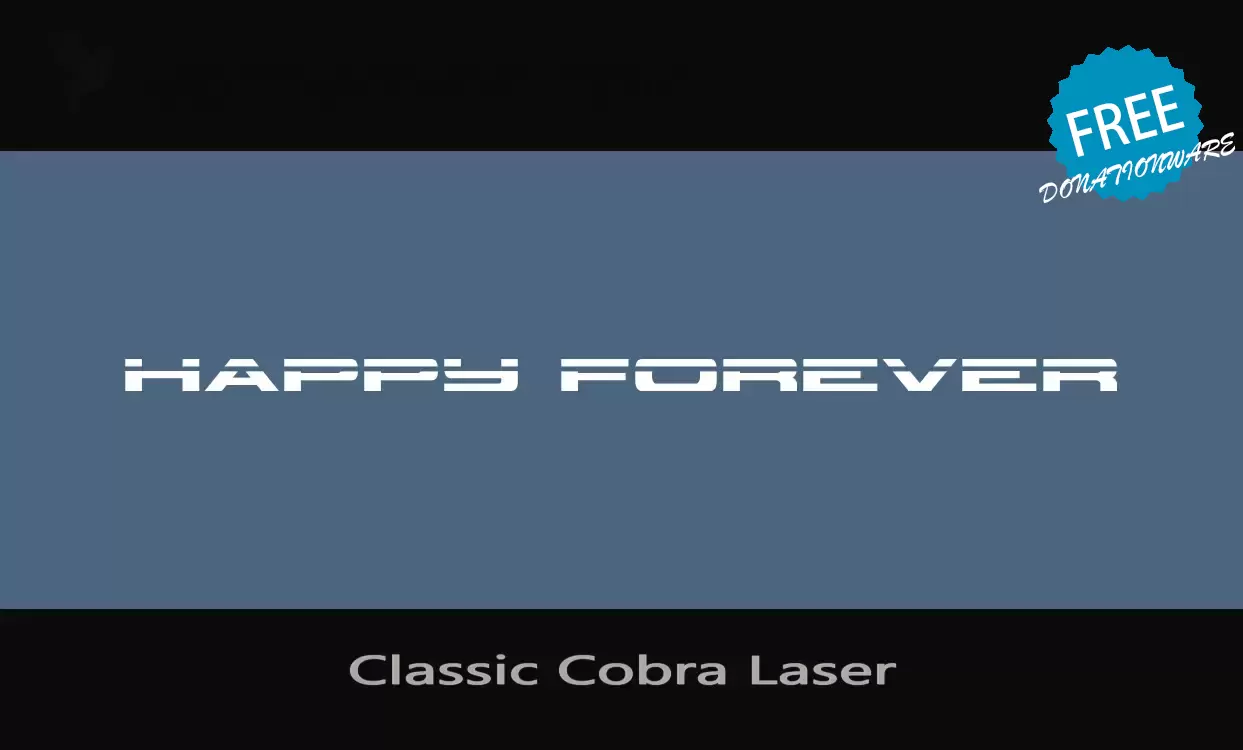 Sample of Classic-Cobra-Laser