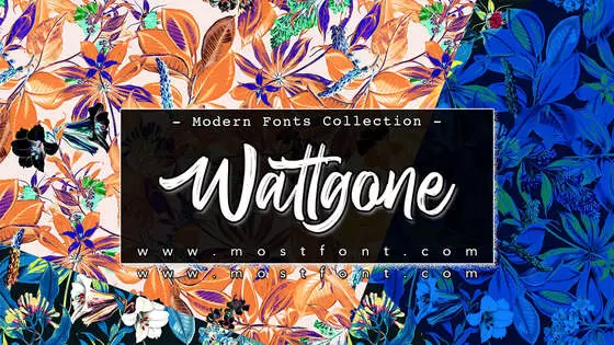 Typographic Design of Wattgone