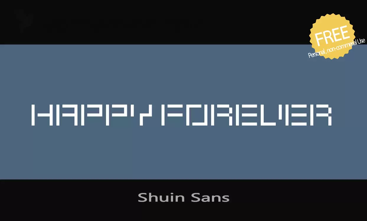 Sample of Shuin-Sans