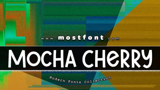 「Mocha-Cherry-Demo」字体排版图片